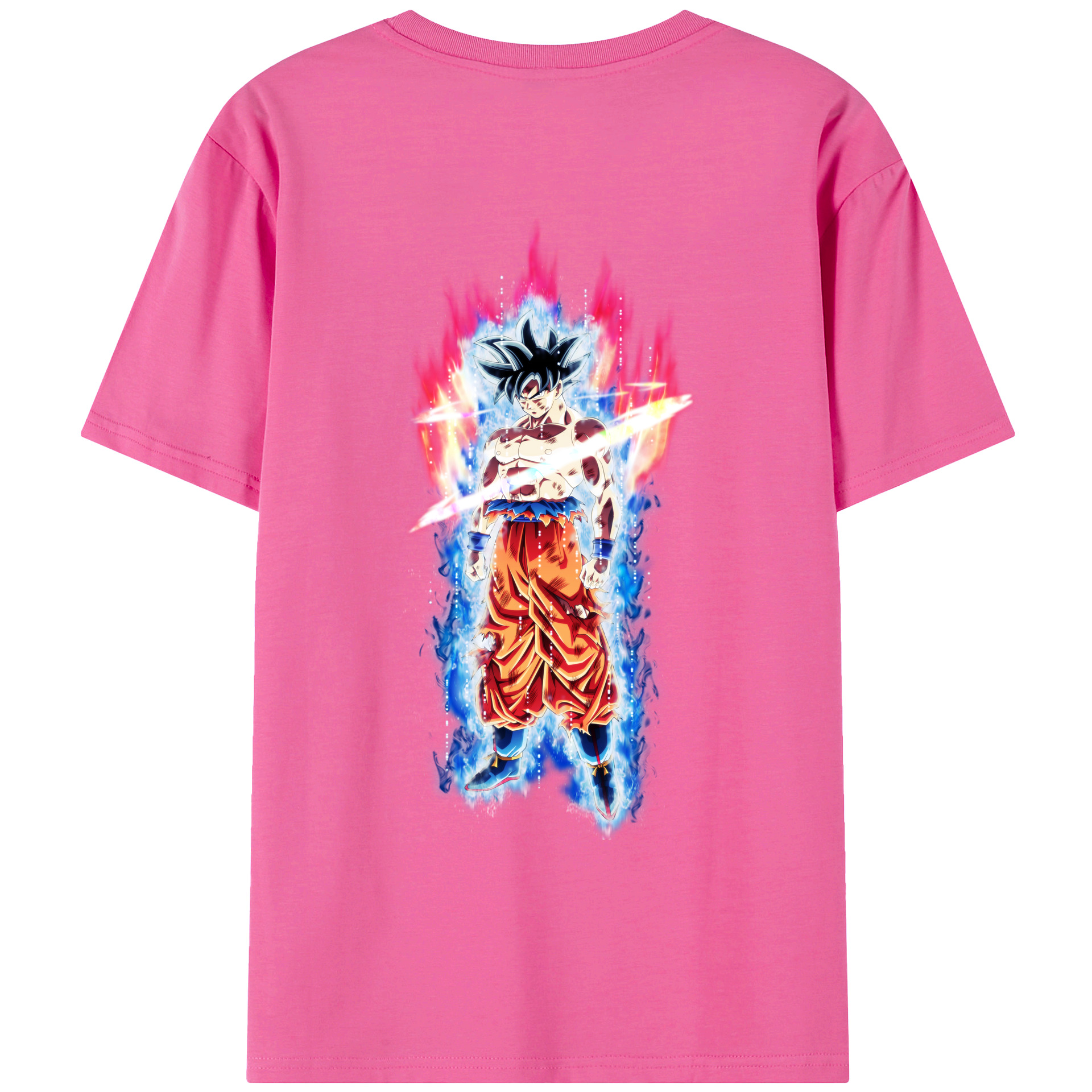 （画像用） ドラゴンボール 孫悟空（そん ごくう）Son Goku カカロット DRAGON BALL Kakarotto レディース半袖Tシャツ(バックプリント)